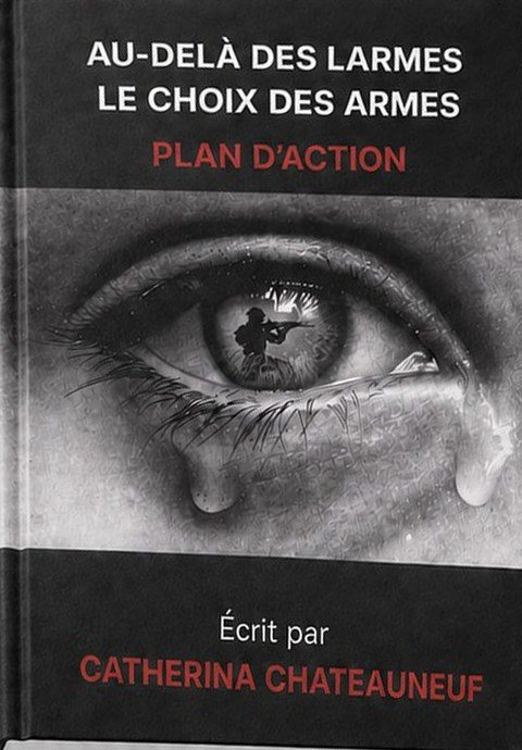 Couverture du livre « Au-delà des larmes — Plan d’action » de Catherina Chateauneuf